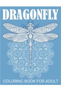 dragonfly coloring books for adult