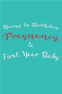 Bump to Birthday, Pregnancy & First Year Baby Journal
