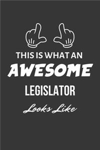 This Is What An Awesome Legislator Looks Like Notebook