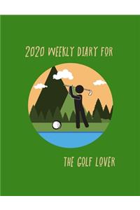 2020 Weekly Diary for the golf lover