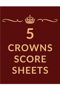 5 Crowns Score Sheets