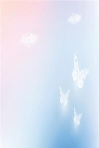 Notizbuch Mit Schmetterlingen im Himmel