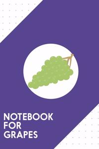 Notebook for Grapes