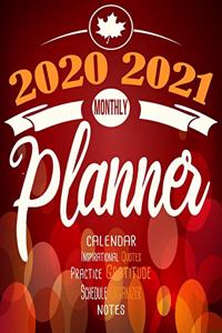 2020-2021 Monthly Planner
