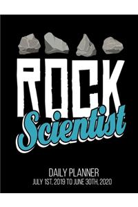 Rock Scientist Daily Planner July 1st, 2019 To June 30th, 2020