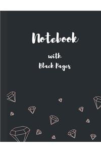 Notebook with Black Pages