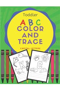 Toddler ABC Color and Trace