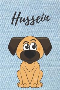 personalisiertes Notizbuch Hunde / Malbuch / Tagebuch / Journal / DIN A5 / Geschenk Hussein