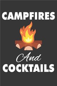 Campfires And Cocktails Notebook