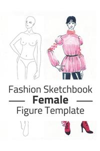 Fashion Sketchbook Female Figure Template