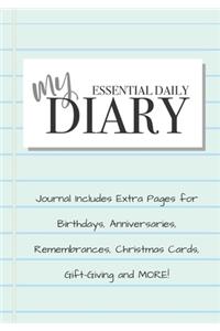 My Essential Daily Diary