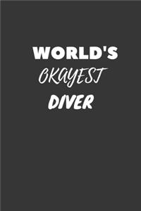World's Okayest Diver Notebook