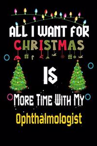 All I want for Christmas is more time with my Ophthalmologist