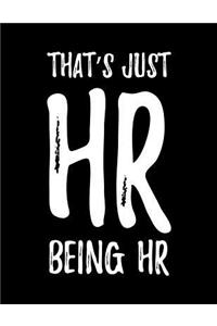 That's Just HR Being HR