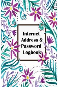 Internet Address & Password Logbook