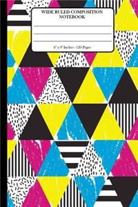 Wide Ruled Composition Notebook 6