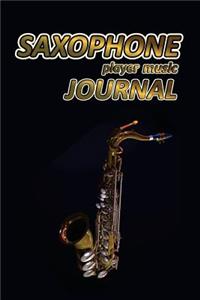 Saxophone Player Music Journal