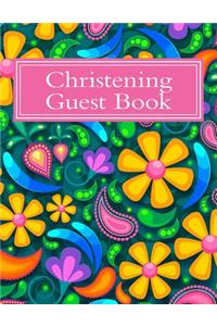 Christening Guest Book