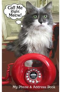 Call Me Right Meow Address Book