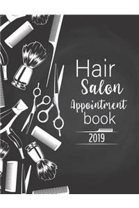 Hair Salon Appointment Book 2019
