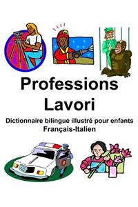 Français-Italien Professions/Lavori Dictionnaire bilingue illustré pour enfants