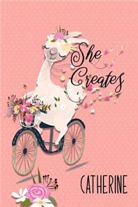 Catherine: She Creates: Personalized Dotted Journal