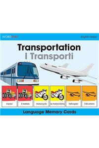 Wordplay Language Memory Cards-Transportation (English-Italian)