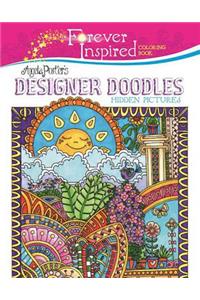 Forever Inspired Coloring Book: Angela Porter's Designer Doodles Hidden Pictures