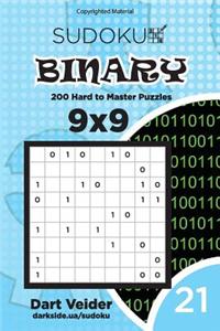 Sudoku Binary - 200 Hard to Master Puzzles 9x9 (Volume 21)