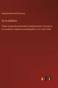 De la phlébite
