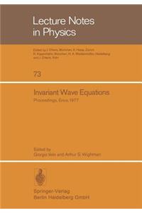 Invariant Wave Equations