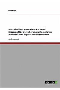 Maschinelles Lernen einer Balanced Scorecard für Versicherungsunternehmen in Gestalt von Bayesschen Netzwerken