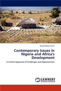 Contemporary Issues in Nigeria and Africa's Development