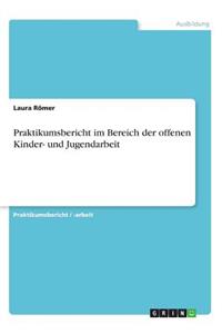 Praktikumsbericht im Bereich der offenen Kinder- und Jugendarbeit