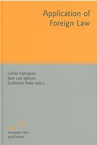 Application of Foreign Law