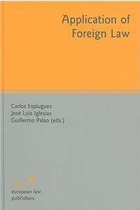 Application of Foreign Law