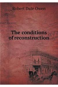 The conditions of reconstruction