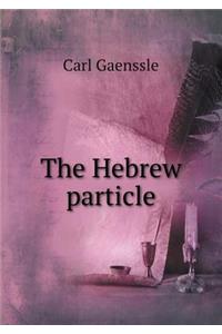 The Hebrew particle