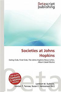 Societies at Johns Hopkins