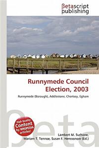 Runnymede Council Election, 2003