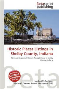 Historic Places Listings in Shelby County, Indiana