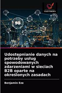 Udost&#281;pnianie danych na potrzeby uslug spowodowanych zdarzeniami w sieciach B2B oparte na okre&#347;lonych zasadach