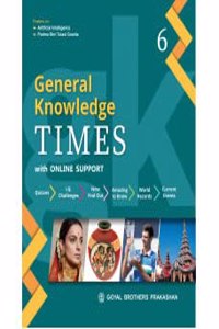 General Knowledge Times with Online Support Book 6 - 2022 Edition [Paperback] Sr. Vijaya