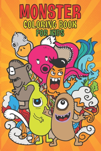 Monster Coloring Book For Kids