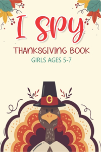 I Spy Thanksgiving Book Girls Ages 5-7