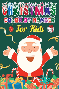 Christmas Color By Number For Kids