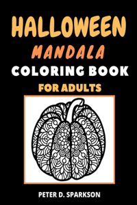 Halloween Mandala Coloring Book For Adults