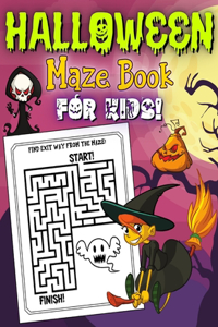 Halloween Maze Book For Kids!