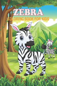 Zebra Coloring Book For Kids