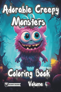 Adorable Creepy Monsters Coloring Book